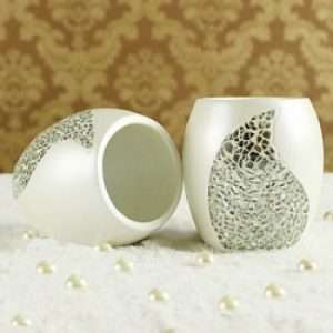 Gobelet en résine blanc