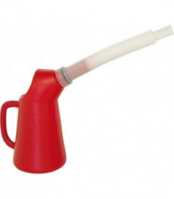 Gobelet gradue en polyethylene 1000 ml avec ecoulement flexible