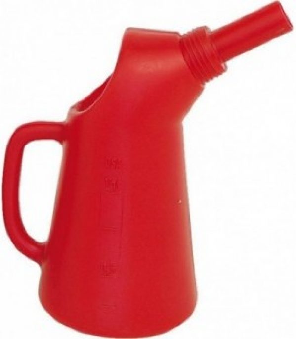 Gobelet gradue en polyethylene 3000 ml avec ecoulement fixe (W41)