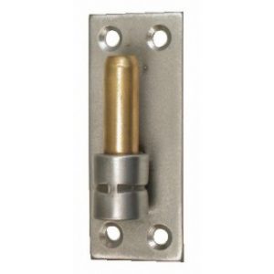 Gond sur platine droite en acier inox 316