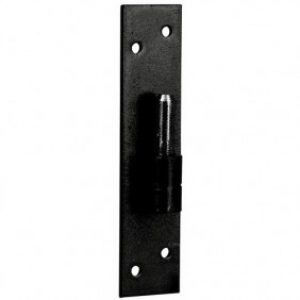 Gond sur platine – finition poudre polyester noir