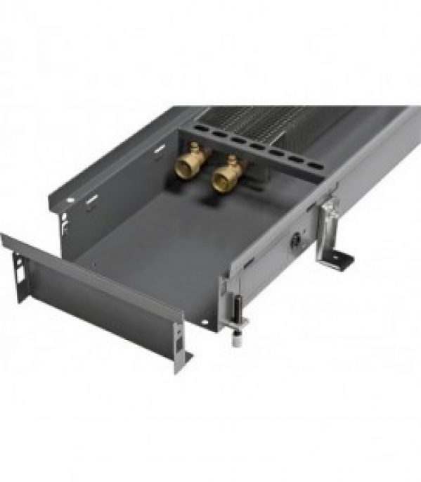 Goulotte de chauffe Katherm NK grille flex. alu nature elox. BxHxL:232x92x1200mm