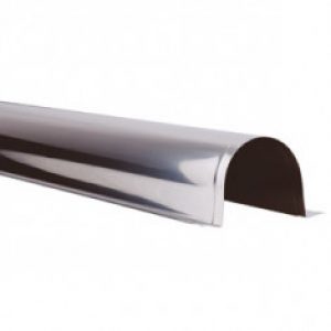 Goulotte INOX de protection 1ml – Largeur 70mm pour tube Ø35
