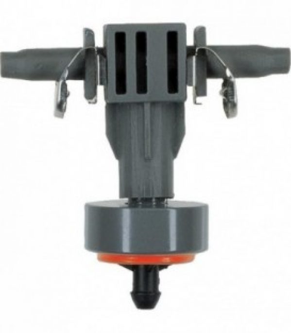 Goutteur en ligne GARDENA avec réglage de la pression, 10 pièces, 1 clapet de fermeture . Avec technologie de conne…