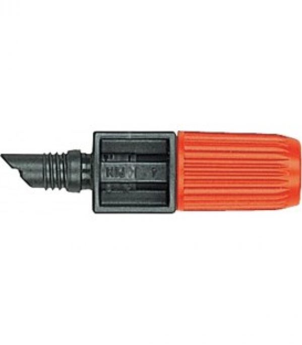 Goutteur fin de ligne GARDENA, régable de 0 à env.20l/h sachet 10 pièces