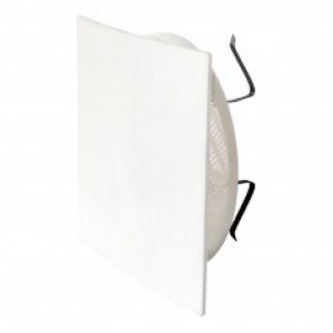 Grille 166x166mm à clipser avec plaque carrée + moustiquaire