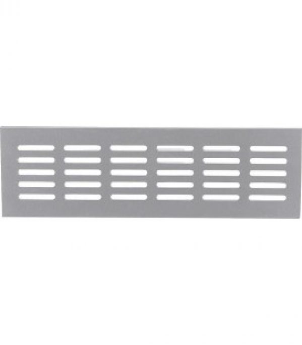 Grille d´aération en aluminium 400x100mm blanc RAL 9016