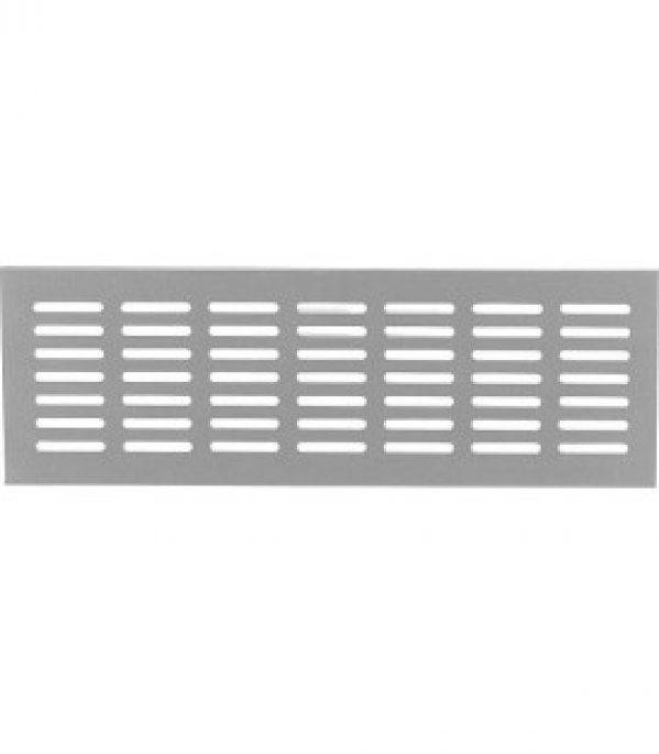 Grille d´aération en aluminium Alu 500x130mm aluminium anodisé EV1