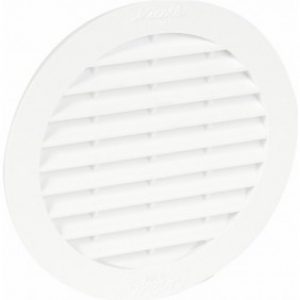 Grille d’aération ronde avec moustiquaire pour tuyau fibrociment