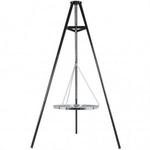 Grille de cuisson sur trépieds pour braseros