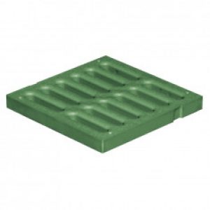 Grille de sol PVC légère anti-choc – VERT – FIRST-PLAST