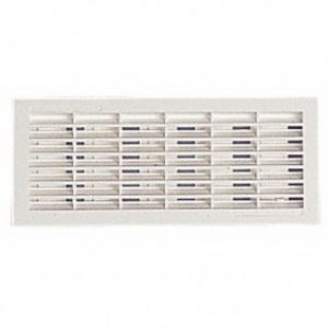 Grille de ventilation FB151, 100x279mm, à visser ou à coller, 150cm2