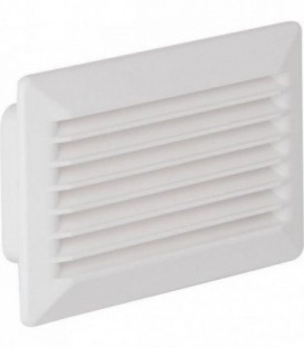 Grille exterieure avec clapet de retenue Systeme 125