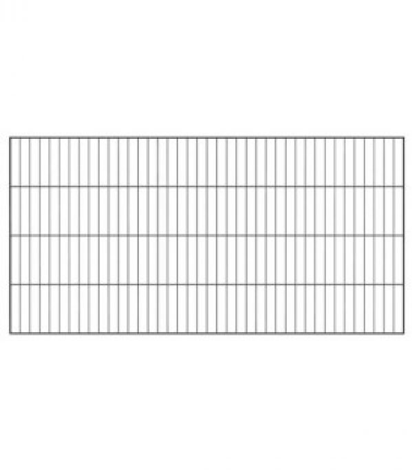 Grille Garden anthracite-métal., 2000x750mm