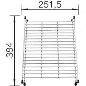 Grille égouttoir suspendue et amovible 384×251,5 mm – Blanco