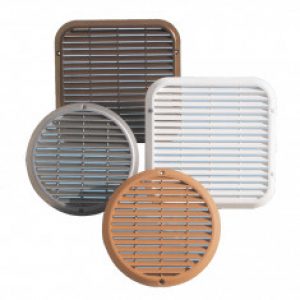 Grille ventilation aluminium anti-choc