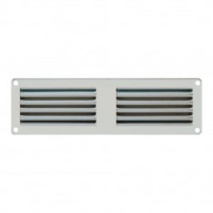 Grille ventilation métal 200x60mm – Couleur Aluminium ou inox