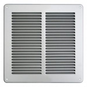 Grille ventilation métal 240x240mm – Couleur Aluminium ou inox