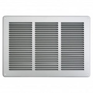 Grille ventilation métal 340x240mm – Couleur Aluminium ou inox