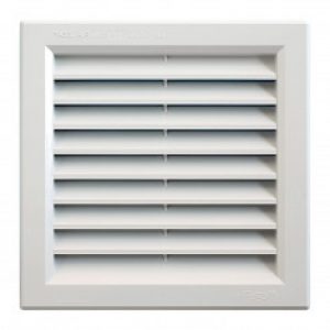 Grille ventilation PVC traditionnelle 189x189mm – A encastrer