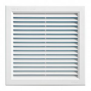 Grille ventilation PVC traditionnelle 240x240mm – A encastrer