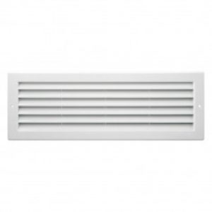 Grille ventilation rectangulaire PVC 130x370mm à encastrer
