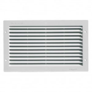 Grille ventilation rectangulaire PVC 380x230mm à encastrer