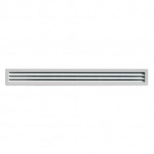 Grille ventilation rectangulaire PVC 515x60mm à encastrer