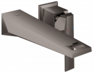 GROHE Allure Brilliant – 2-Loch-Wachtischwandbatterie Ausladung 210 mm hard graphite