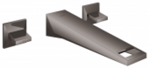 GROHE Allure Brilliant – 3-Loch-Wachtischwandbatterie Ausladung 210 mm hard graphite