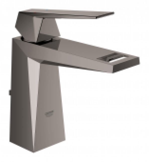 GROHE Allure Brilliant – Einhebelwachtischbatterie Zugstab Ablaufgarnitur hard graphite