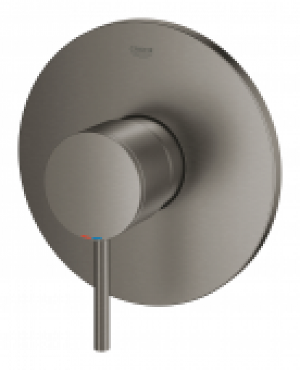 GROHE Atrio – Façade de mitigeur monocommande encastré pour 1 sortie hard graphite brossé