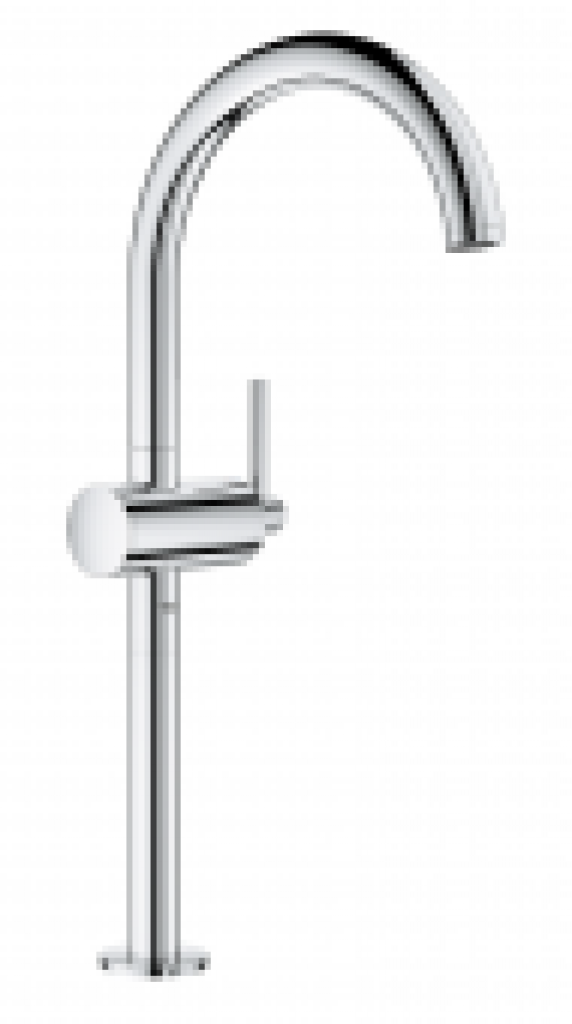 GROHE Atrio – Mitigeur monocommande lavabo taille XL avec bonde de vidage Push-Open chrome