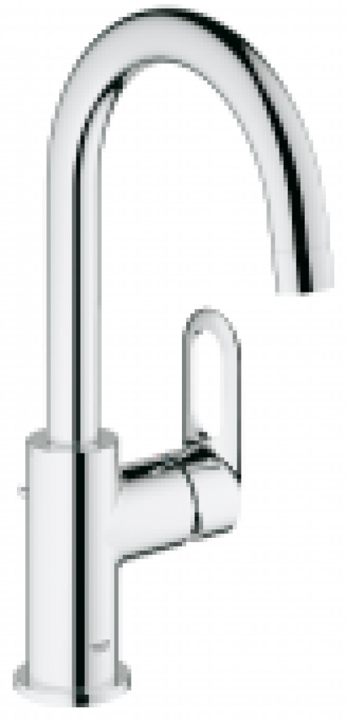 GROHE BauLoop – Mitigeur monocommande lavabo taille L avec garniture de vidage chrome