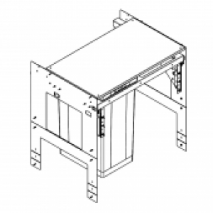 GROHE Blue – Blue Mülltrennsystem 600 mm einfach 1 x 29 Liter grau
