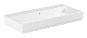 GROHE Cube Céramique – Lavabo  1010×490 blanc avec PureGuard