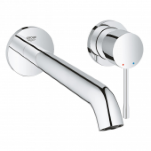 GROHE Essence – Mitigeur monocommande lavabo pour montage mural avec projection 230 mm sans garniture de vidage chrome