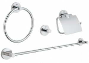 GROHE Essentials – Ensemble accessoires WC 4 en 1 chrome