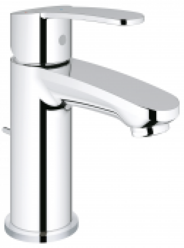 GROHE Eurostyle Cosmopolitan – Mitigeur monocommande lavabo S-Size with EnergySafe small Version avec garniture de vidage ch…