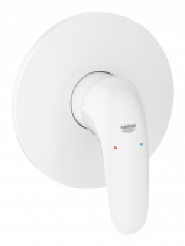 GROHE Eurostyle – Façade de mitigeur monocommande encastré pour 1 sortie moon white / chrome