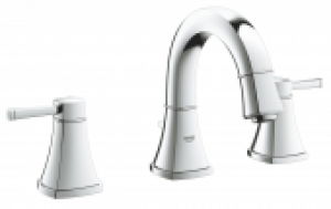 GROHE Grandera – Mitigeur de lavabo 3 trous taille M avec garniture de vidage chrome