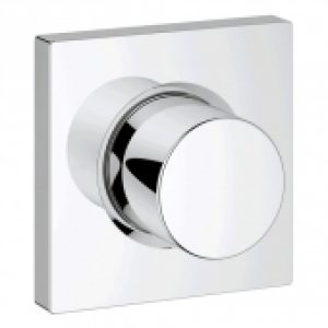 GROHE Grohtherm F – Façade robinet d’arrêt encastré pour 1 sortie chrome