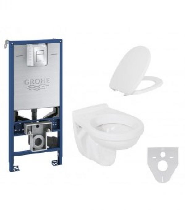 Grohe pack WC Rapid SLX autoportant avec cuvette Neo