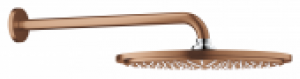 GROHE Rainshower Cosmopolitan – Ensemble douche de tête Rainshower 310 EcoJoy warm sunset brossé