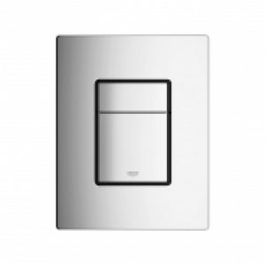 GROHE Skate Cosmopolitan – Plaque de commande pour WC avec double chasse et marche/arrêt titane / titanium