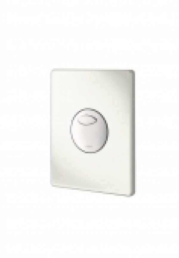 GROHE Skate – Plaque de commande pour WC avec double chasse et marche/arrêt blanc / white