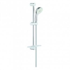 GROHE Tempesta Rustic – Ensemble de douche avec 4 jet chrome / blanc