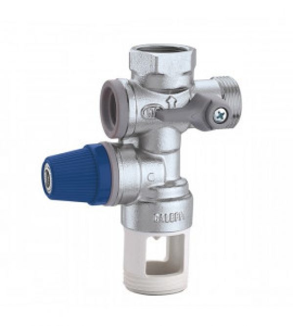 Groupe de sécurité pour chauffe-eau avec vanne CALEFFI…