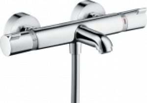 hansgrohe Ecostat – Façade pour mitigeur thermostatique bain Confort pour 2 sorties chrome