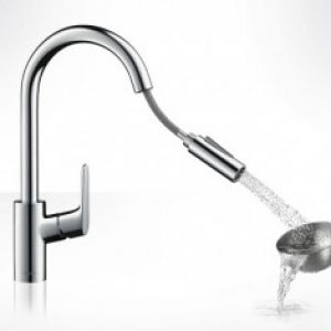 Hansgrohe FOCUS Mitigeur évier avec douchette Aspect acier 31815800